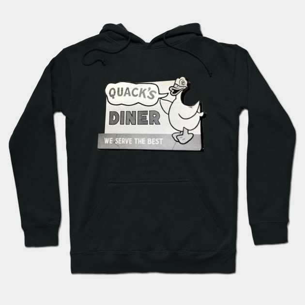 Quack's Diner Hoodie by GOODEYE